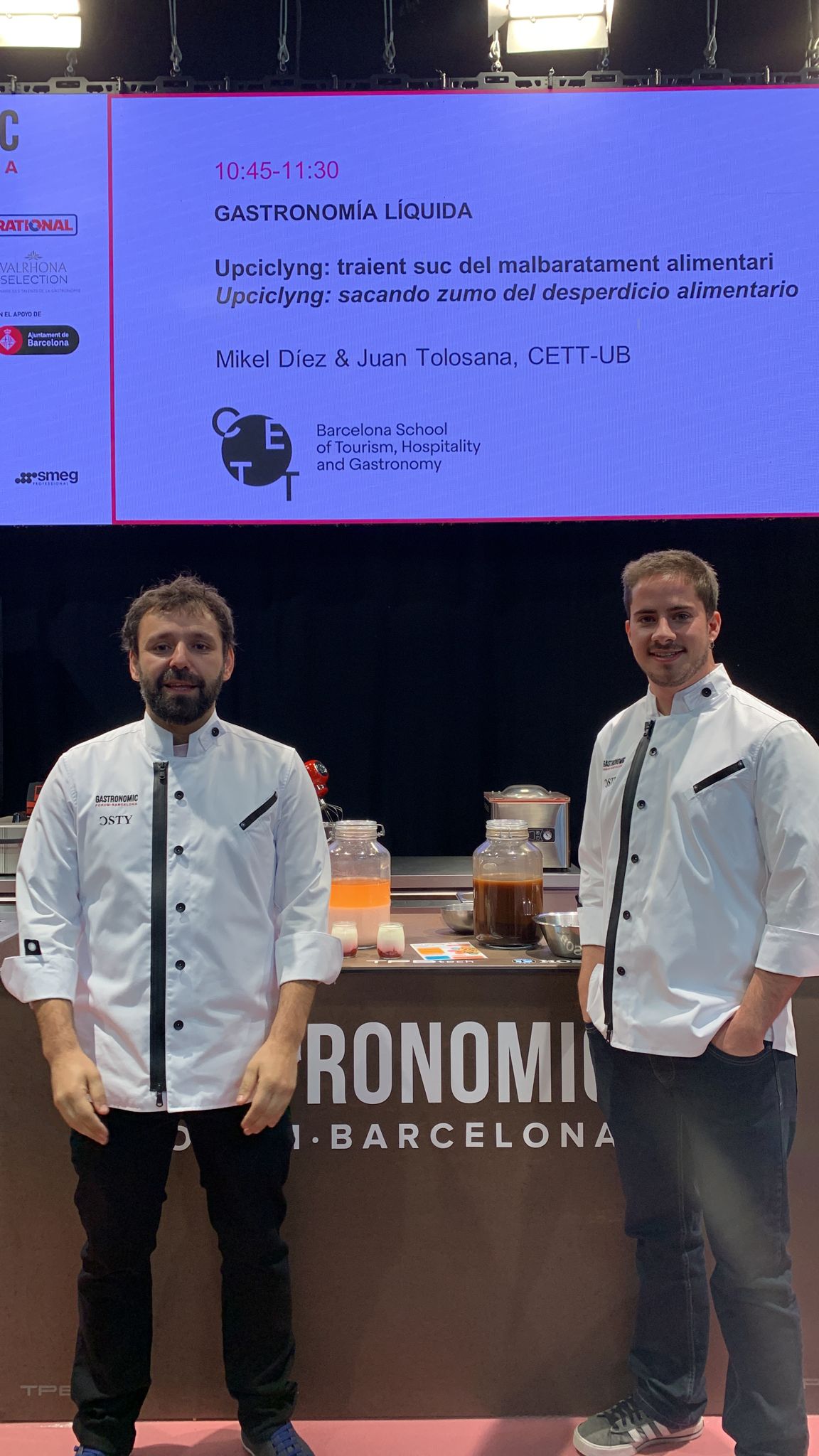 Photography from: El CETT refuerza su presencia en el Gastronomic Forum Barcelona 2023 | CETT